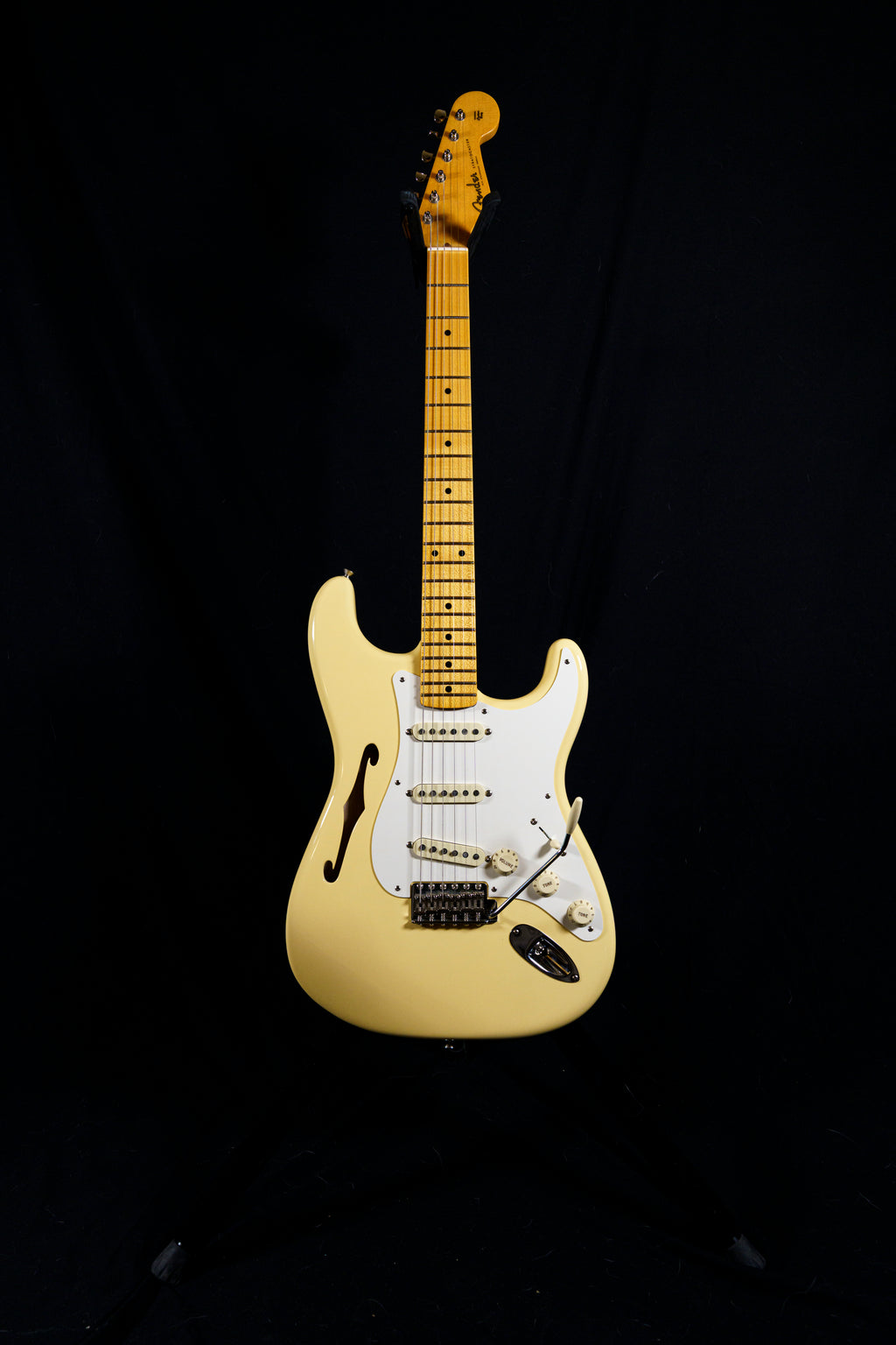 2018 Fender Eric Johnson Thinline Stratocaster – Vintage White (Mint/COA)