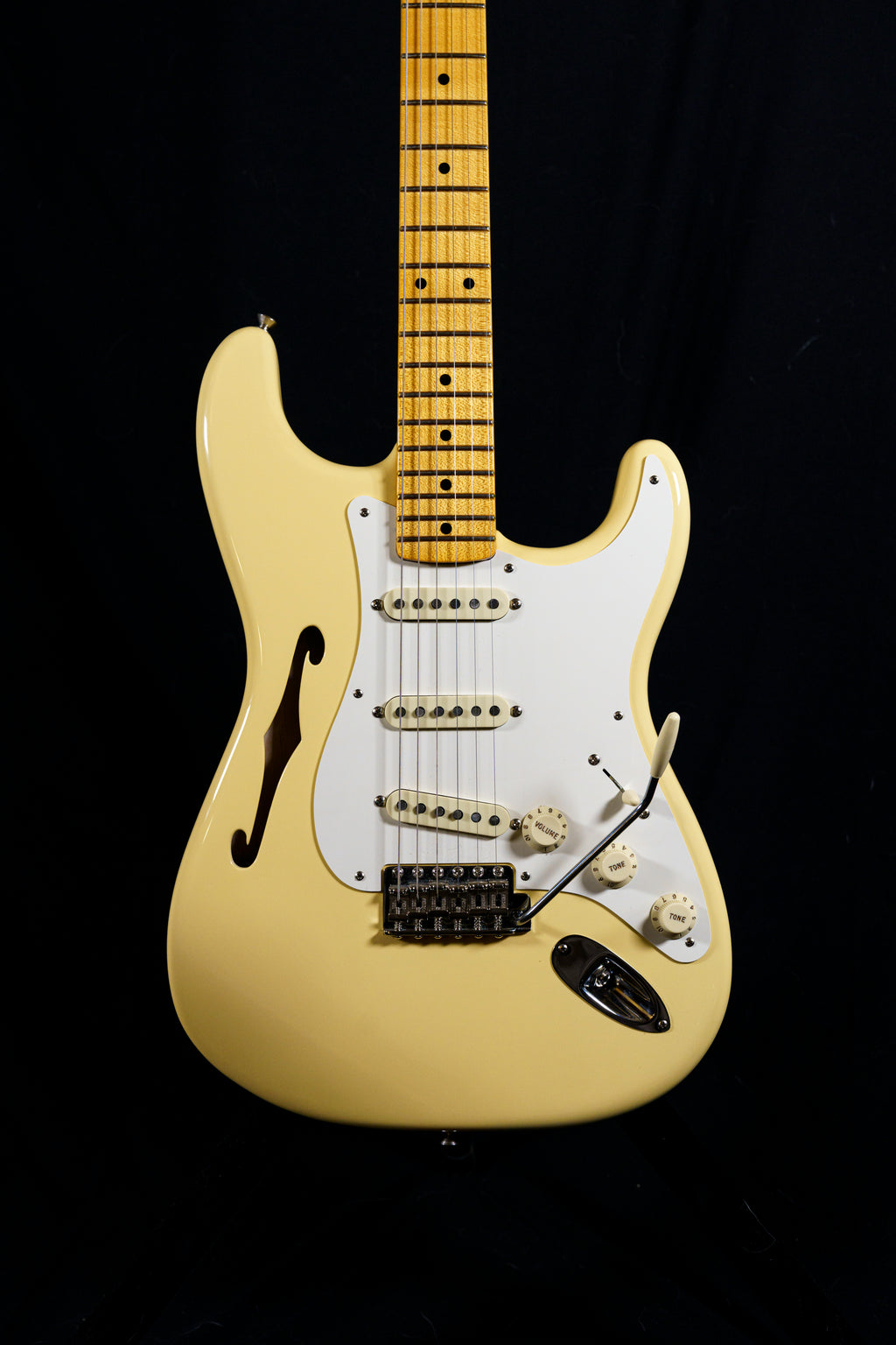 2018 Fender Eric Johnson Thinline Stratocaster – Vintage White (Mint/COA)