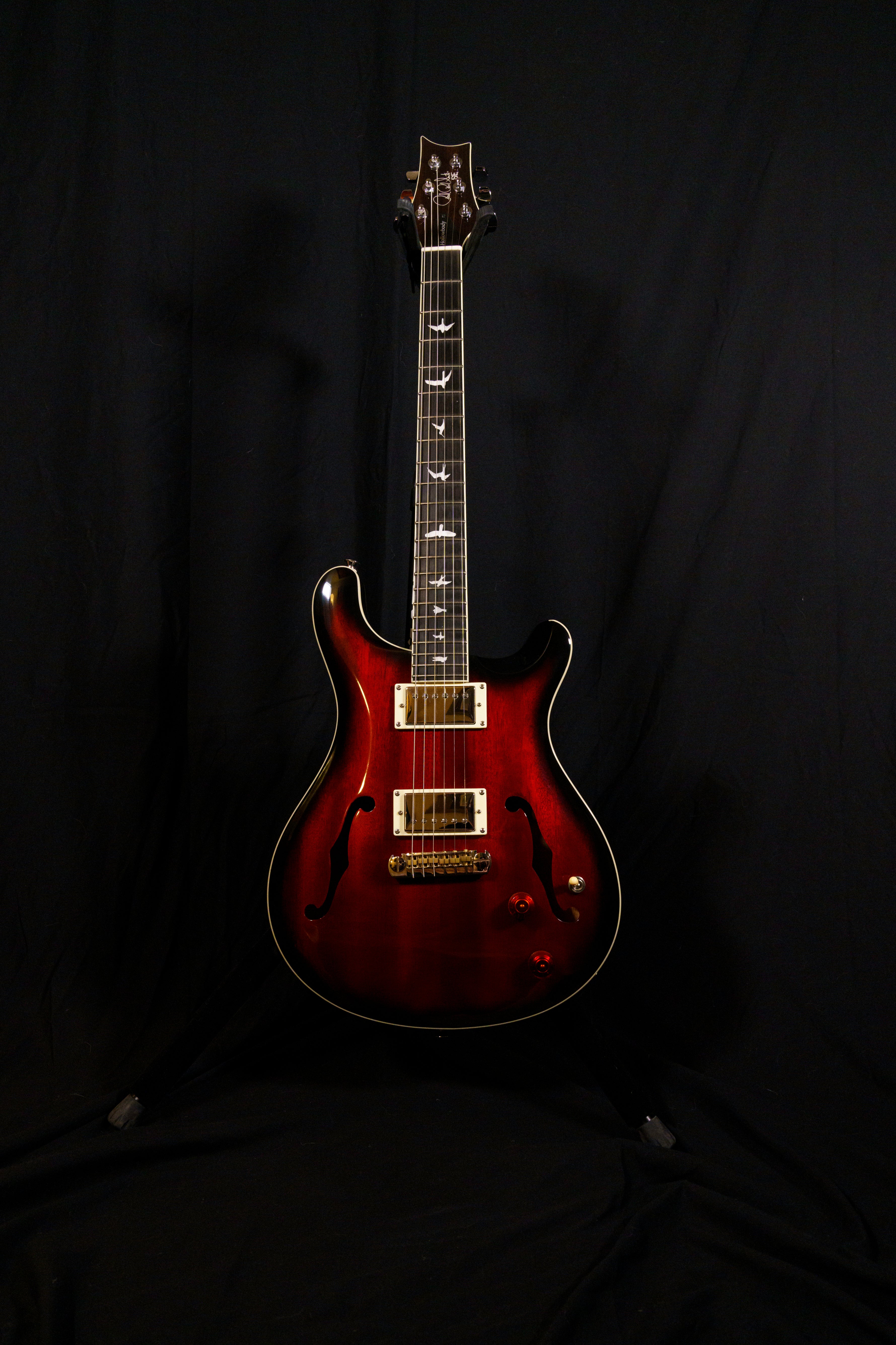 2019 PRS SE Hollowbody Standard-Dark Red Burst
