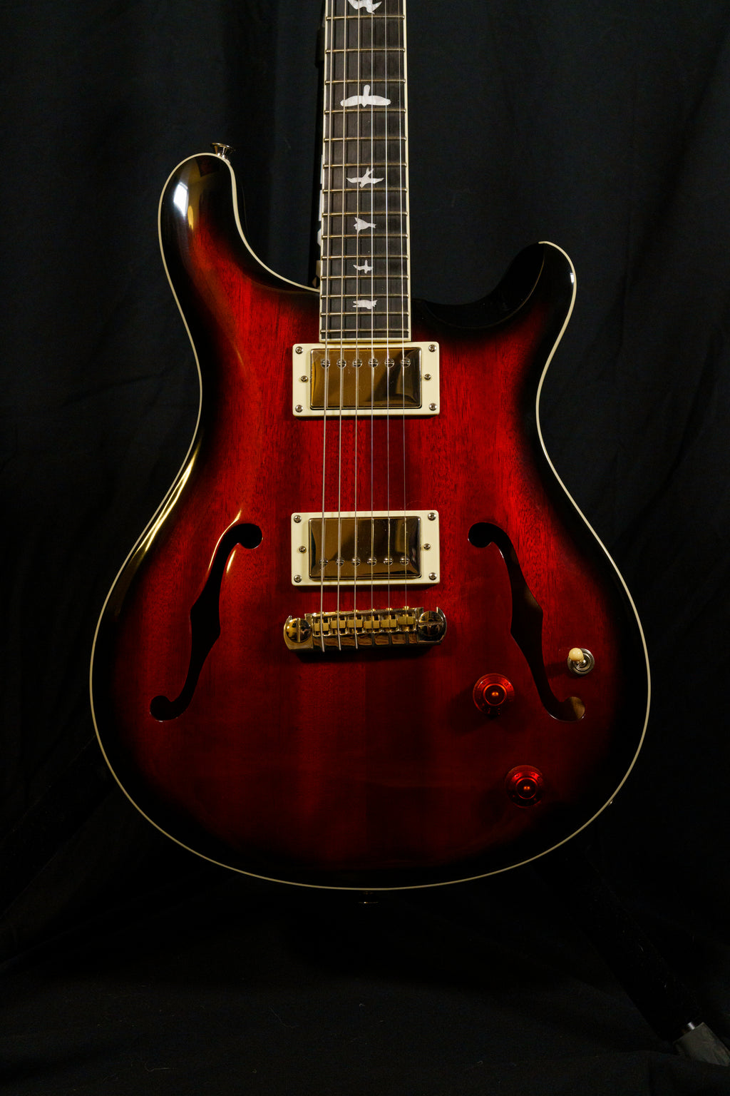 2019 PRS SE Hollowbody Standard-Dark Red Burst