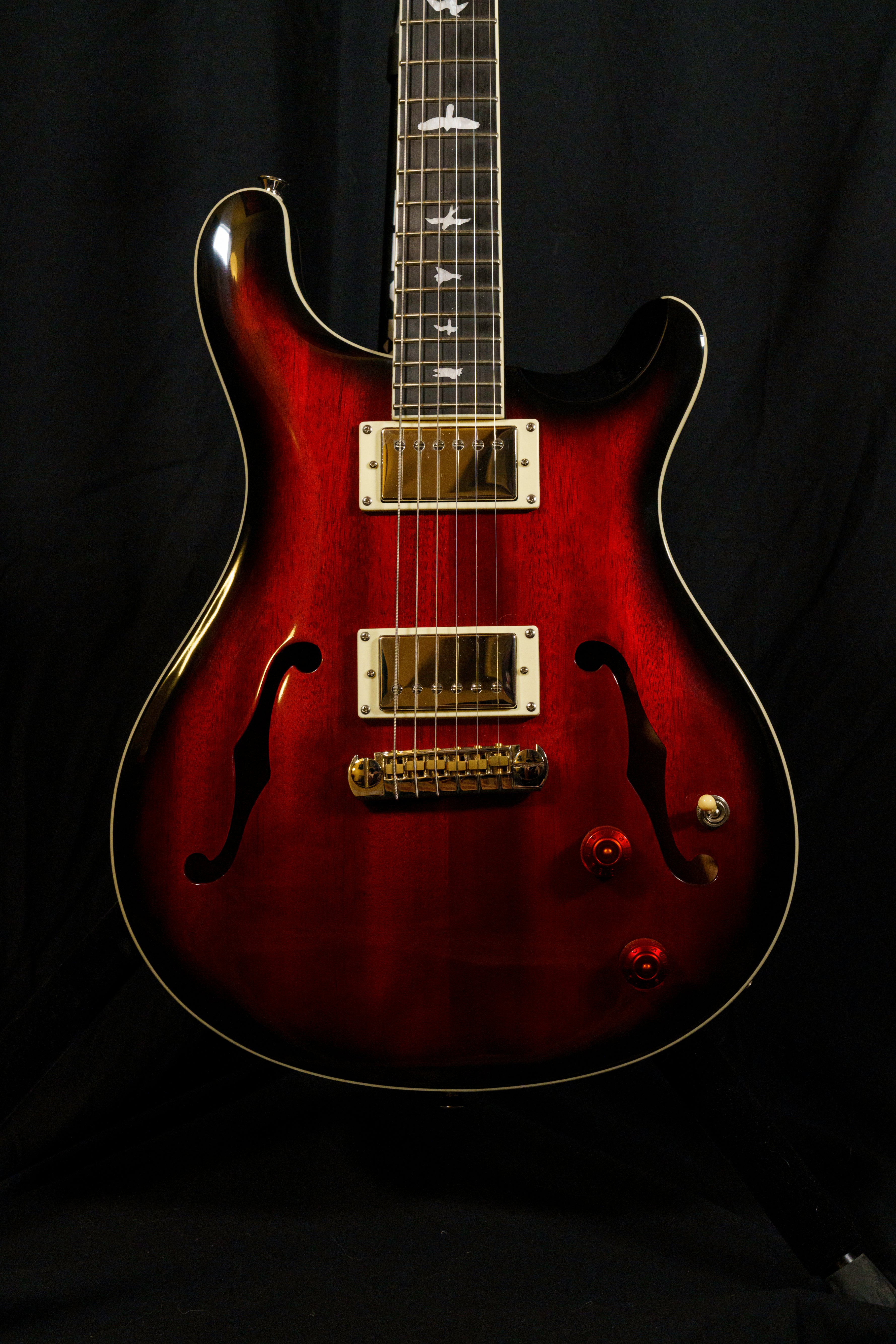 2019 PRS SE Hollowbody Standard-Dark Red Burst